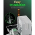 upHere UP1KC4C ARGB CPU Air Cooler - Black